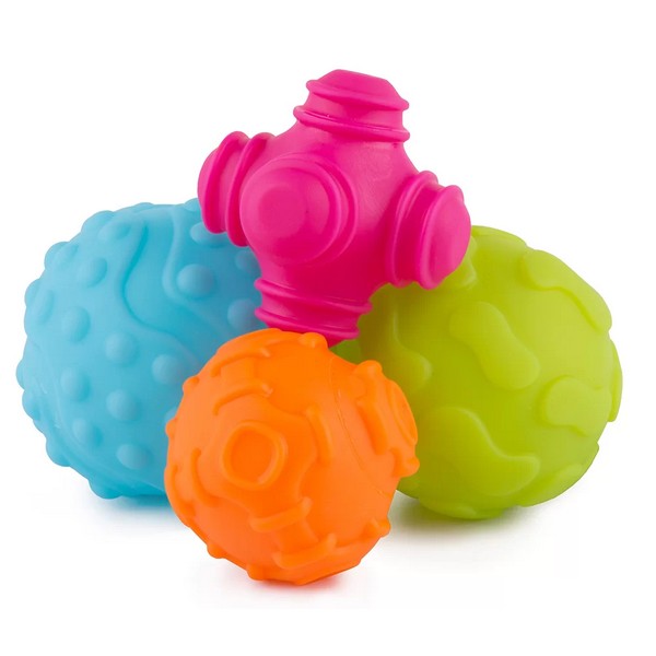 Продукт PLAYGRO - Тактилни релефни топки (4бр./оп.) 6м+ - 0 - BG Hlapeta